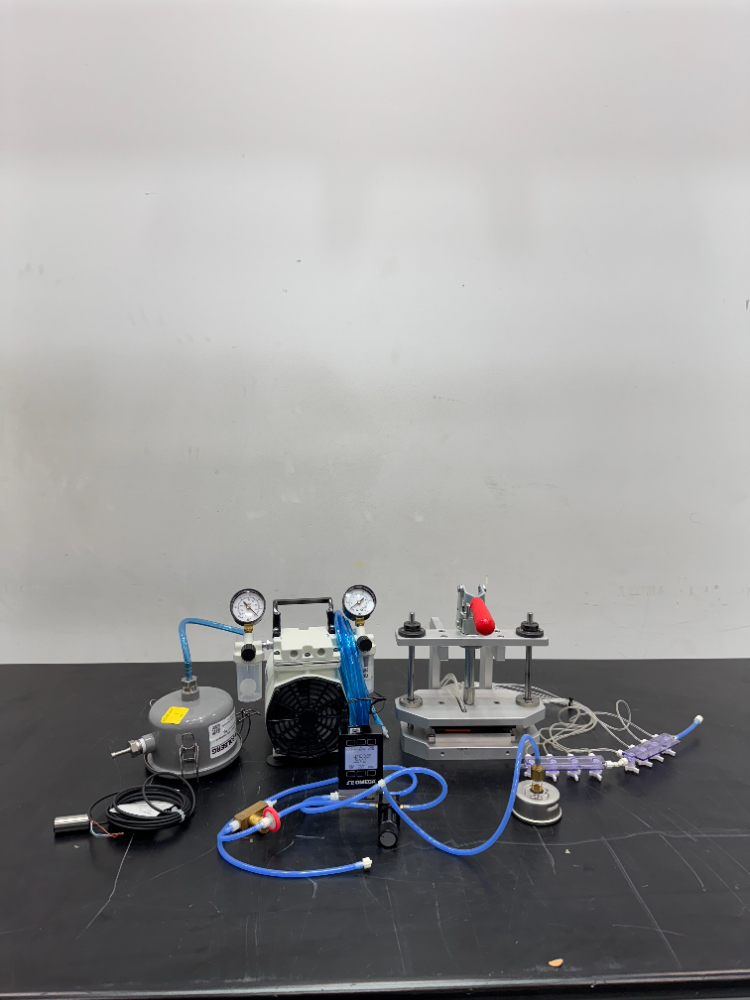 Image of Benchtop Vacuum Test Kit With Omega Flow Mete And Pump